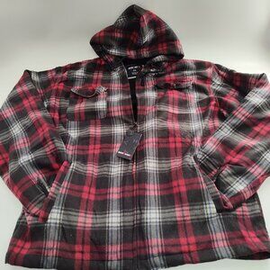 OuterWear Men's Hooded Full Zip Fleece Lined Hoodie Size 4XL           P#309@CMK